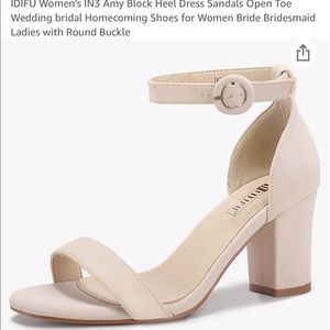IDIFU - NUDE Heel - NWT